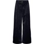 Niebieskie Szerokie spodnie damskie marki Vero Moda w rozmiarze L 