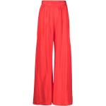 Czerwone Szerokie spodnie damskie marki forte_forte w rozmiarze XS 