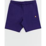 Fioletowe Krótkie spodnie męskie luźne marki Carhartt WIP w rozmiarze L 