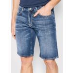 Przecenione Niebieskie Szorty jeansowe męskie dżinsowe marki Baldessarini 