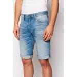 Przecenione Niebieskie Szorty jeansowe męskie dżinsowe marki G-Star Raw 