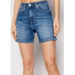 Przecenione Granatowe Szorty jeansowe damskie rurki dżinsowe marki Pepe Jeans 