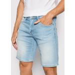 Przecenione Niebieskie Szorty jeansowe męskie rurki dżinsowe marki Pepe Jeans 