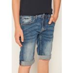 Przecenione Granatowe Szorty jeansowe męskie rurki dżinsowe marki Pepe Jeans w rozmiarze S 