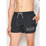 Przecenione Czarne Szorty kąpielowe męskie marki HUGO BOSS BOSS w rozmiarze S 