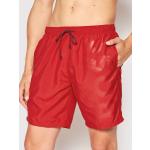 Przecenione Czerwone Szorty kąpielowe męskie marki HUGO BOSS BOSS w rozmiarze M 