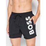 Przecenione Czarne Szorty kąpielowe męskie marki HUGO BOSS BOSS w rozmiarze S 