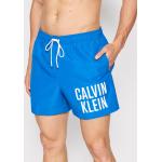 Przecenione Niebieskie Szorty kąpielowe męskie marki Calvin Klein Swimwear w rozmiarze S 