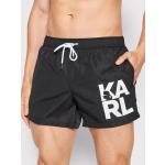 Przecenione Czarne Szorty kąpielowe męskie marki Karl Lagerfeld w rozmiarze XL 