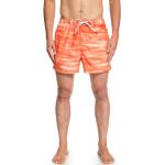 Przecenione Pomarańczowe Szorty kąpielowe męskie marki Quiksilver w rozmiarze S 