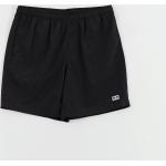 Czarne Krótkie spodnie męskie nylonowe na lato marki OBEY w rozmiarze XL 