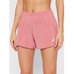 Przecenione Różowe Szorty sportowe damskie sportowe marki Asics w rozmiarze M 