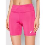 Przecenione Różowe Szorty sportowe damskie sportowe marki Asics w rozmiarze S 