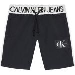 Przecenione Czarne Szorty sportowe męskie sportowe dżinsowe marki Calvin Klein Jeans 