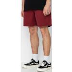 Przecenione Czerwone Szorty męskie sportowe bawełniane marki Vans w rozmiarze S 
