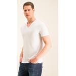 Przecenione Białe Koszulki polo męskie z krótkimi rękawami marki Armani Exchange w rozmiarze L 