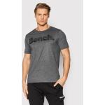 Przecenione Szare Koszulki sportowe męskie z krótkimi rękawami marki Bench w rozmiarze S 
