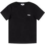 Przecenione Czarne Koszulki dziecięce z krótkim rękawkiem marki HUGO BOSS BOSS 
