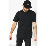 Czarne Koszulki męskie z krótkimi rękawami bawełniane marki Burton w rozmiarze S 