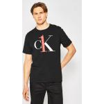 Przecenione Czarne Koszulki polo męskie z krótkimi rękawami marki Calvin Klein Underwear w rozmiarze XL 