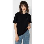 Czarne Eko Koszulki damskie z krótkimi rękawami bawełniane marki Carhartt WIP w rozmiarze M 