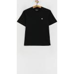 Czarne Eko Koszulki damskie z krótkimi rękawami bawełniane marki Carhartt WIP w rozmiarze XS 