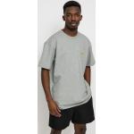 Szare Koszulki męskie z krótkimi rękawami bawełniane marki Carhartt WIP w rozmiarze S 