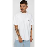Białe Koszulki męskie z krótkimi rękawami bawełniane marki Carhartt WIP w rozmiarze S 