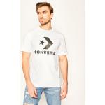 Białe Koszulki polo męskie z krótkimi rękawami marki Converse w rozmiarze M 