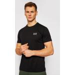 Przecenione Czarne Koszulki polo męskie z krótkimi rękawami marki Emporio Armani w rozmiarze L 