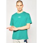 Przecenione Zielone Koszulki sportowe męskie z krótkimi rękawami marki Fila w rozmiarze S 