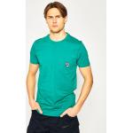 Przecenione Zielone Koszulki sportowe męskie z krótkimi rękawami marki Fila w rozmiarze L 