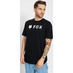 Czarne Koszulki z nadrukiem męskie z krótkimi rękawami bawełniane marki FOX w rozmiarze S 