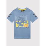 Przecenione Niebieskie Koszulki dziecięce z krótkim rękawkiem marki Hummel w rozmiarze 110 