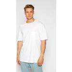 Przecenione Białe Koszulki oversize męskie z krótkimi rękawami marki IMPERIAL w rozmiarze S 