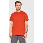 Przecenione Czerwone Koszulki sportowe męskie z krótkimi rękawami marki Jack Wolfskin w rozmiarze S 