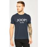 Przecenione Granatowe Koszulki polo męskie z krótkimi rękawami dżinsowe marki Joop! w rozmiarze L 