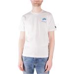Białe Koszulki męskie z krótkimi rękawami marki PAUL & SHARK w rozmiarze S 