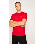 Przecenione Czerwone Koszulki polo męskie z krótkimi rękawami marki Lacoste 