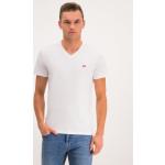 Przecenione Białe Koszulki polo męskie z krótkimi rękawami marki LEVI´S w rozmiarze XS 