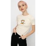 T-shirt Local Heroes X Polaroid Ribbon Heart Slim Wmn (cream)