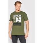 Przecenione Zielone Koszulki sportowe męskie z krótkimi rękawami marki New Era w rozmiarze M New York Yankees 
