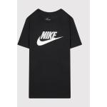 Czarne Koszulki dziecięce z krótkim rękawkiem marki Nike 