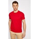 Przecenione Czerwone Koszulki polo męskie z krótkimi rękawami marki POLO RALPH LAUREN Big & Tall w rozmiarze XL 