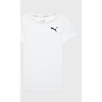 Białe Koszulki dziecięce z krótkim rękawkiem marki Puma w rozmiarze 116 