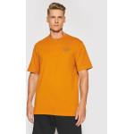 Przecenione Pomarańczowe Koszulki oversize męskie z krótkimi rękawami marki Reebok Classic w rozmiarze S 