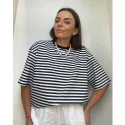 T-shirt relaxed stripes