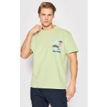 Przecenione Zielone Koszulki polo męskie z krótkimi rękawami marki s.Oliver w rozmiarze S 