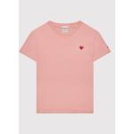 Przecenione Różowe Koszulki dziecięce z krótkim rękawkiem marki Tommy Hilfiger 