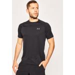 Przecenione Czarne Koszulki sportowe męskie z krótkimi rękawami marki Under Armour w rozmiarze XL 